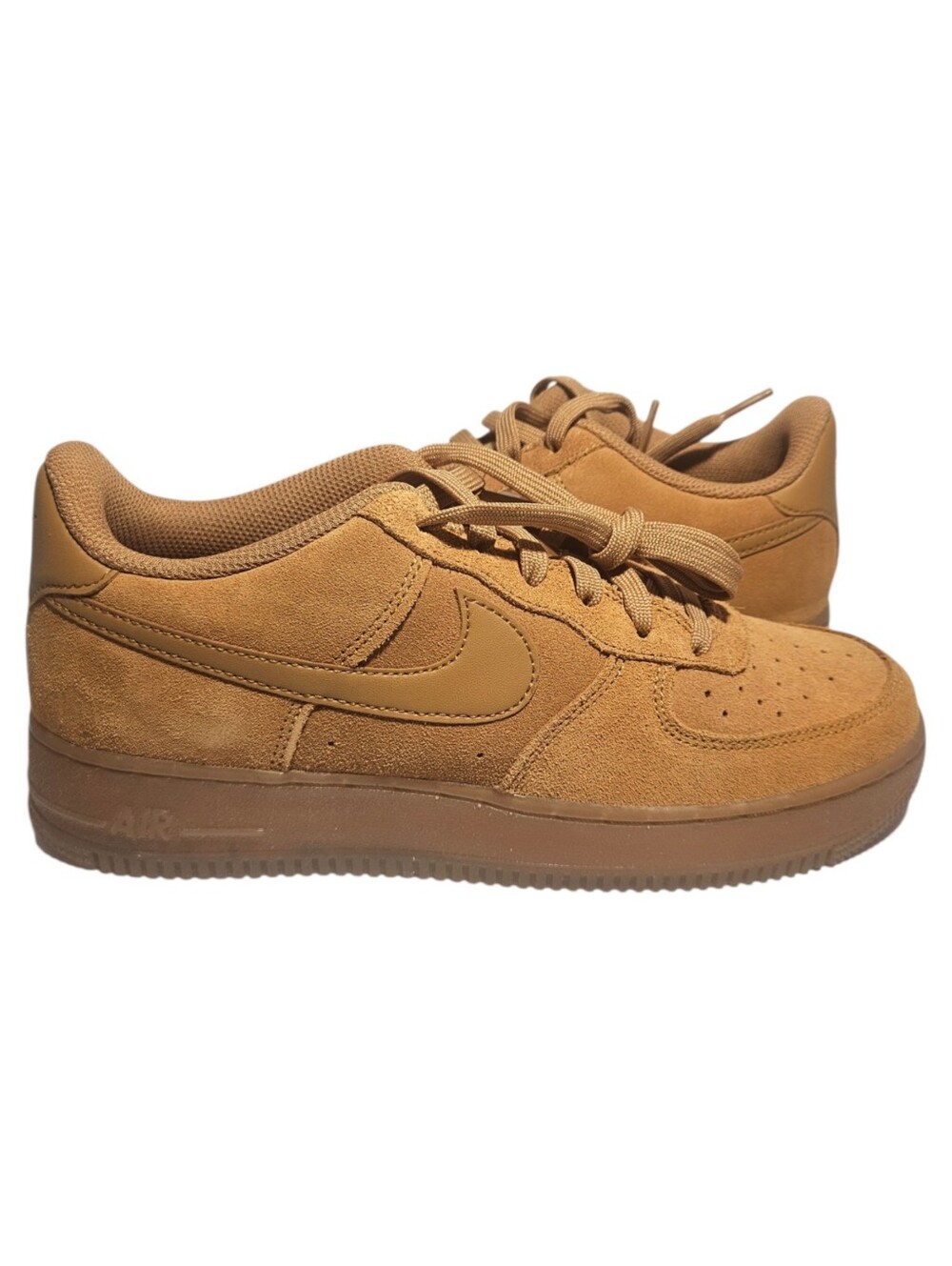 Nike Air Force 1 LV8 (GS) Wheat Gum Light Brown (7Y) HQ7476-700 NWT W/ Defects